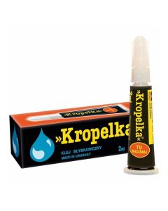 Klej błyskawiczny KROPELKA uniwersalny 2ml tubka