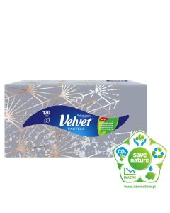 Chusteczki VELVET PASTELS/ART mix (120sztuk) VELVET
