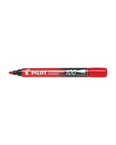 Pisak permanentny Pilot SCA-100, okrągła, marker czerwony