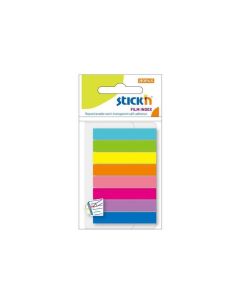 Zakładki indeksujące samoprzylepne mix 8 kol.neon - 8x8x45mm