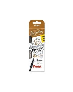 Pisak BRUSH SIGN PEN PIGMENT (3 szt.) NIEZMYWALNE OPOWIEŚCI SESP-15-ST3 PENTEL