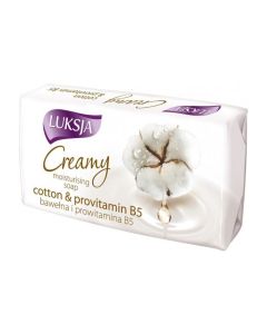LUKSJA Mydło kostka 90g CREAMY COTTON&PROVITAMINY 48735
