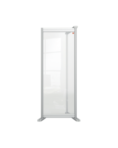 Przedłużająca przegroda na biurko Premium Plus wykonana z Plexi  400x1000mm