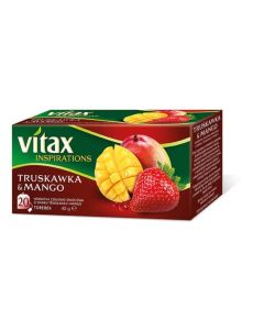 Herbata VITAX INSPIRATIONS TRUSKAWKA I MANGO 20t*2g zawieszka