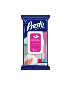 PRESTO Ściereczki nawil. do różnych powierzchni 55 szt.  28772