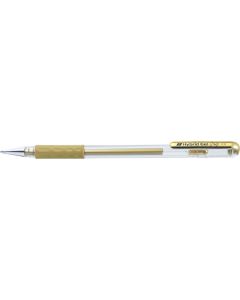 Długopis żelowy 0,8mm złoty K118-X PENTEL - HYBRID GEL GRIP