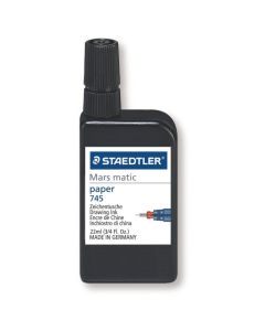 Tusz kreślarski Marsmatic, na papier, czarny, 22 ml, Staedtler