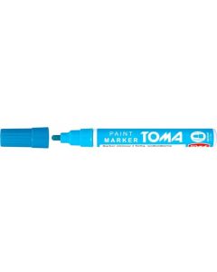 Marker olejowy, fibrowa końcówka 2,5mm, niebieski jasny TO-440 Toma