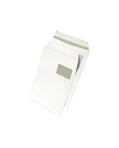 Koperta C4 HK biała okno lewe (250) NC 31637198 55x90mm 90g