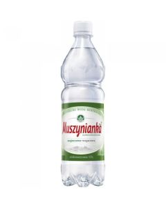 Woda MUSZYNIANKA 0.6l niskonasycona CO2 zgrzewka 8 szt. (zielona)