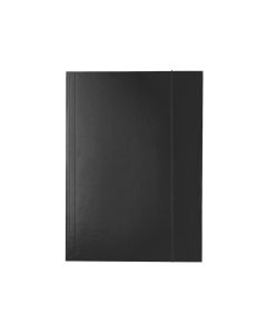 Teczka z gumką Esselte, papierowa teczka biurowa A4, czarny