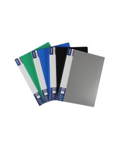 Teczka z koszulkami, album ofertowy, teczka na dokumenty A4, 40 kieszeni, czarny