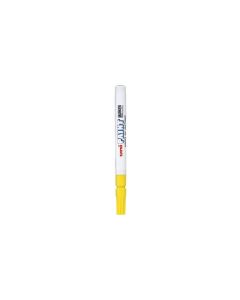 Marker olejowy, pisak permanentny, do drewna i metalu, Uni-Ball PX-21, okrągły, żółty