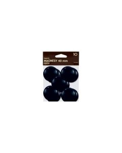 Magnes 40mm GRAND, czarny, 10 szt 130-1700