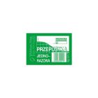 DRUK PJ Przepustka jednorazowa A7 (80) 571-9, druki akcydensowe