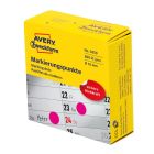 Kółka do zaznaczania różowe 3850 Q10 w rolce Avery Zweckform (X)
