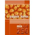 Papier xero A4 80g mix kolorów (250 arkuszy) KRESKA