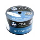 HP CD-R, 700MB, x52, spindel 50 WHITE FF InkJet Printable 14223