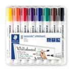 Marker suchościeralny, Lumocolor pisaki do tablicy, okrągły, 8 kolorów, Staedtler